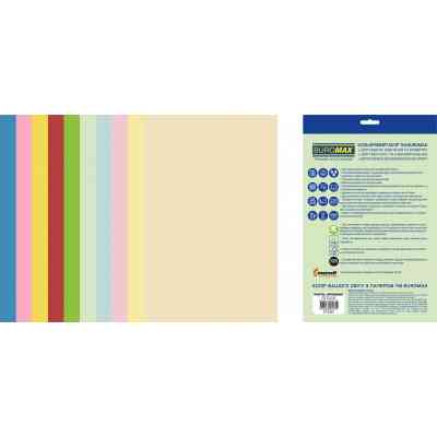 Папір Buromax А4, 80g, PASTEL+INTENSIVE, 10colors, 50sh, EUROMAX (BM.2721650E-99) Вінниця