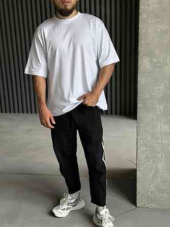 Футболка базова чоловіча оверсайз Білий 48/52 Харків