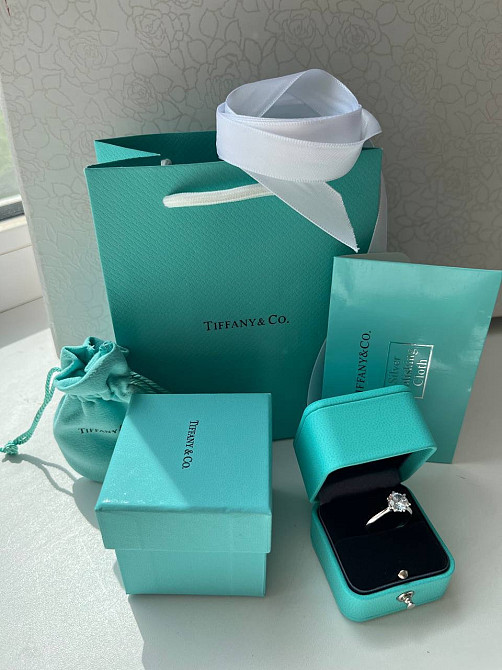 Tiffany / Тіффані подарункове паковання під кільце або сережки-гвоздики — коробочка, зовнішня коробочка, пакет, мішечок, картка Одеса - фото 6