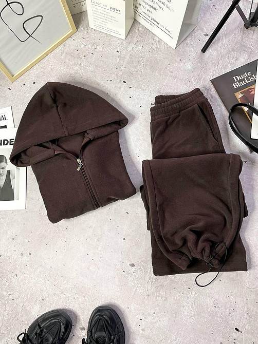 Стильный женский костюм двойка двусторонний полар-флис Одесса - изображение 5