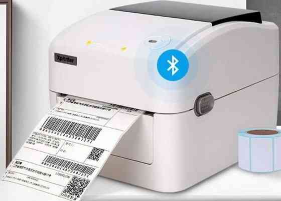 Принтер этикеток Xprinter XP-420B Bluetooth+USB печать Новой Почты BT. Харьков