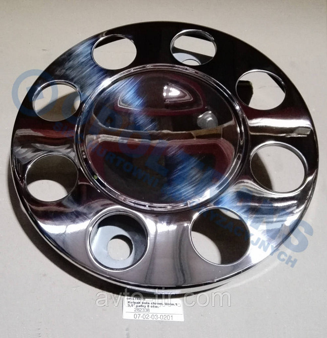 Ковпак колеса 19,5 універсальний (нержавійка) 07-02-03-0201 Луцк - изображение 1