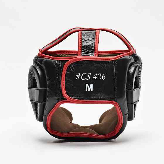 Боксерський шолом Leone CS426 FULL COVER Black M Кам'янське