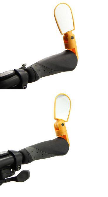 Зеркало для велосипеда на руль Feel Fit черное Бровары - изображение 7