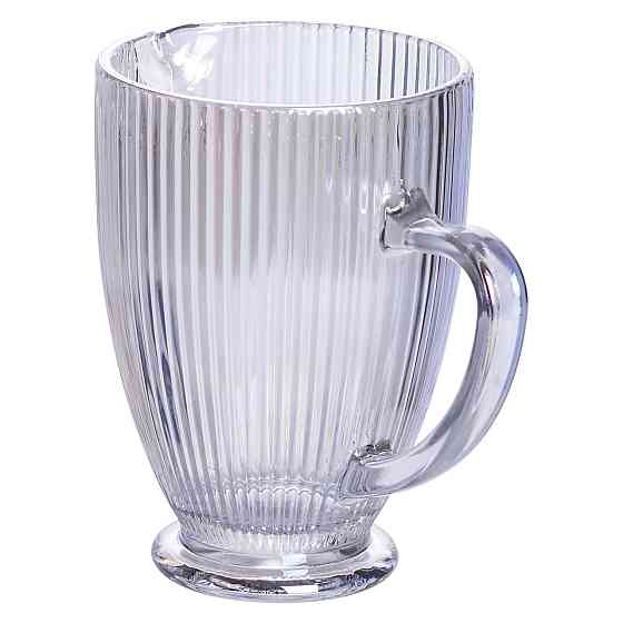 Yiwu Глечик скляний 1,2 л ребристий фігурний HP7118RB Коломыя