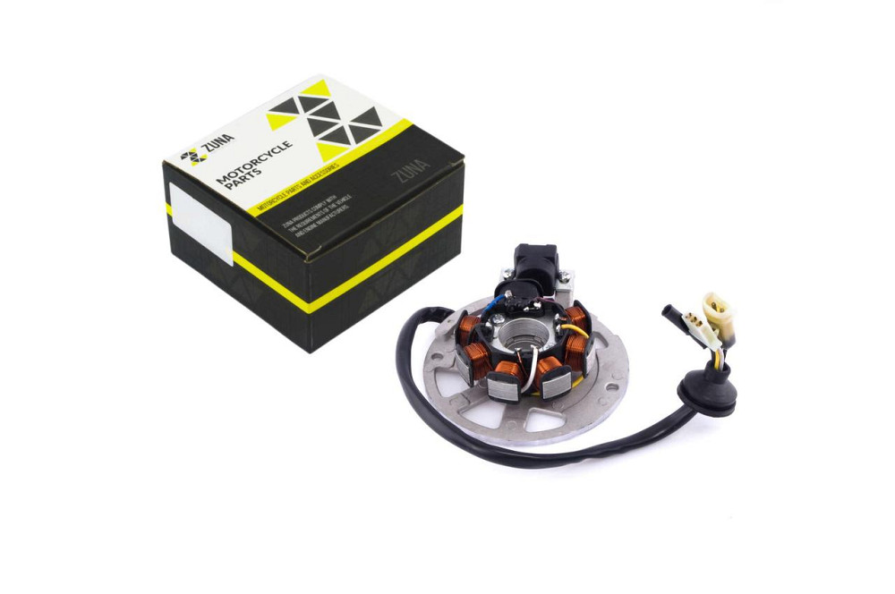 Статор генератора скутер Ямаха Йог 50 (6+1 котушок, 6 проводів) Мукачево - фото 1