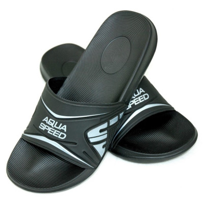Шлепанцы Aqua Speed Dakota 516-07 чорний, сріблястий 46 (5908217668110) Винница - изображение 1