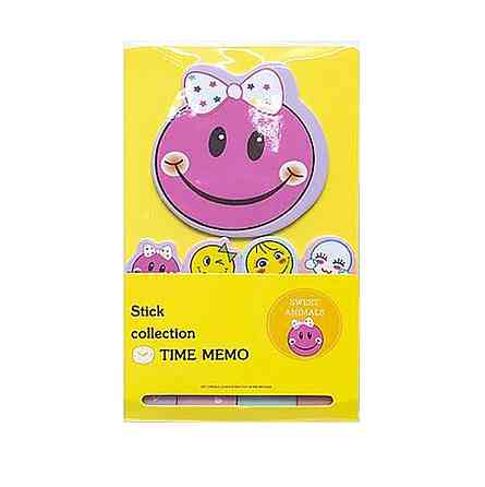 Бумажные стикеры Смайл Bambi N7-006-4 для заметок Винница