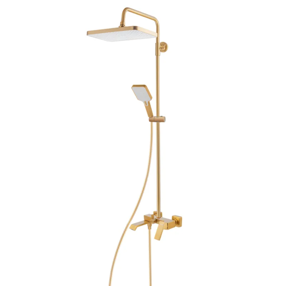 Душова колона зі змішувачем HAIBA GAUDI 009-J BRUSHED GOLD   ( HB9584 ) 25428 Харків