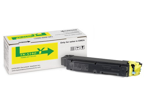 Kyocera TK-5140Y, 1T02NRANL0 - оригинальный тонер картридж Киев - изображение 1