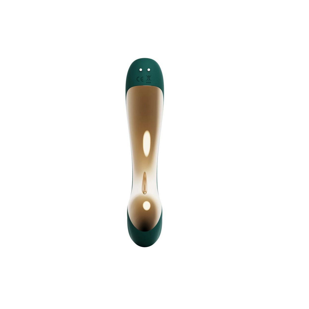 Вібратор-пульсатор з вакуумною насадкою Zalo – Talis G-Spot PulseWave Vibrator Turquoise Green Sex Aura Київ - фото 4