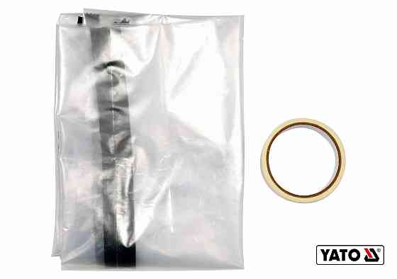 Плівка пилезахисна для дверних і віконних отворів YATO: 220х120 см, тип "L", отвір- 180 х 90 см [12] Одеса