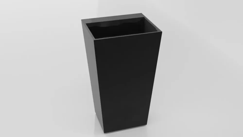 Раковина  Besco Vera 50X42X85Cm Czarny (VERAUMYC) Киев - изображение 1