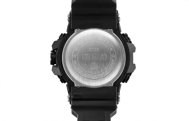 Часы мужские наручные спортивные Skmei 2222 (Черный с золотом) Винница - изображение 8