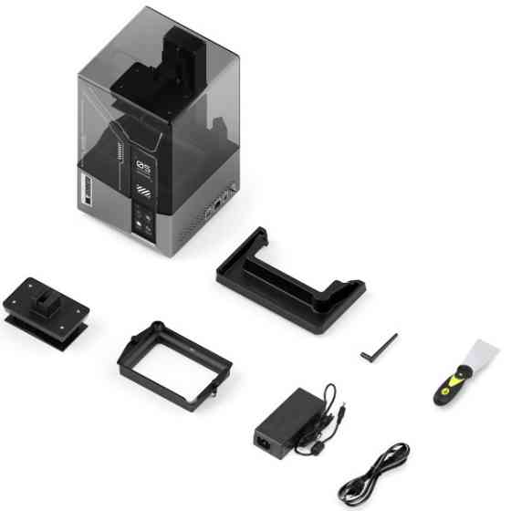 Друкарка 3D ELEGOO Mars 5 Ultra 9K (LCD ±0.1 mm Chitubox MSLA 153.36x77.76x165 mm WiFi USB сірий) Київ