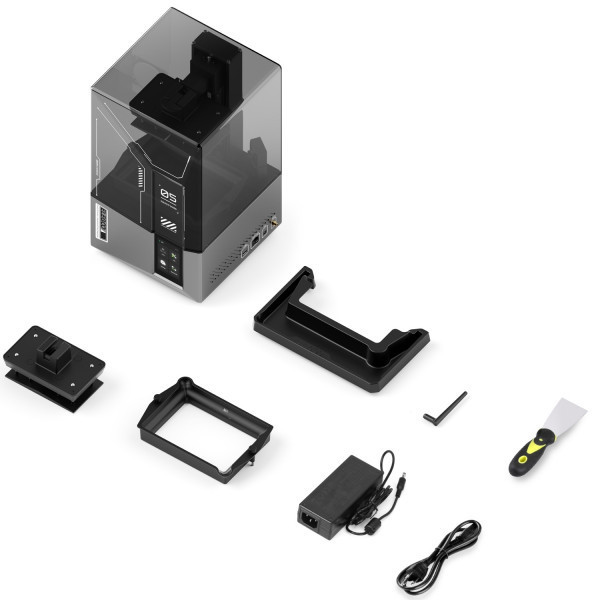 Друкарка 3D ELEGOO Mars 5 Ultra 9K (LCD ±0.1 mm Chitubox MSLA 153.36x77.76x165 mm WiFi USB сірий) Київ - фото 2
