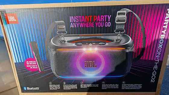 Колонка JBL Partybox On-The-Go 2 колонки для вечірок + мікрофон. Харків