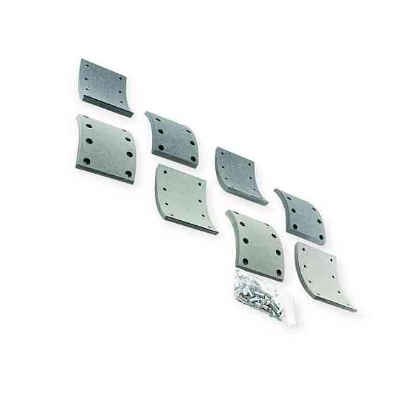 Накладка камаз пер,зад.r0 4шт ,r1 4шт(8 шт.сверл. шлиф.,заклепка) трибо тормоза Мукачево