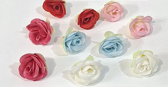 Фурнітура для біжутерії, вінків і обручів Троянди 50 шт. Київ - фото 1