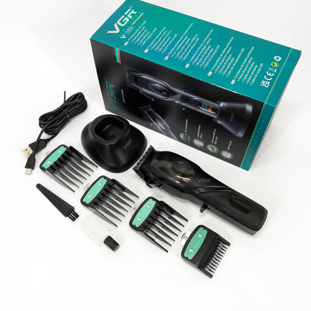 Машинка для стрижки волос и затылка VGR, Машинка для стрижки волос хороша от акб HY-73 Львов - изображение 6