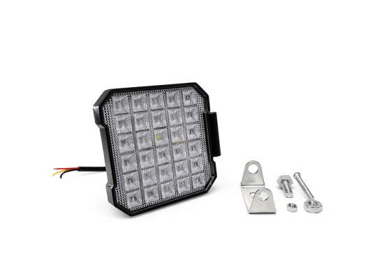 Світлодіодна фара StarLight 30B-40W 30 LED 12-24V квадратна, робоче світло + стробоскоп Харків