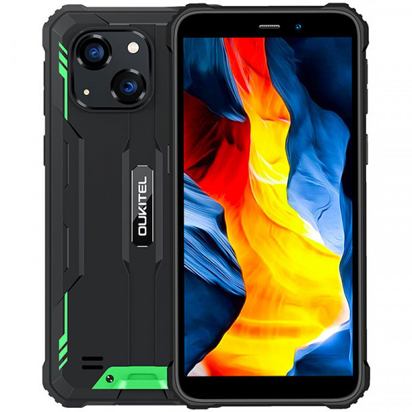 Смартфон Oukitel WP20 Pro 5.93" HD+ /4GB/64GB/ Helio A22 / NFC / 6300mAh / IP69K / 20+5Мп/ Green Київ - фото 1