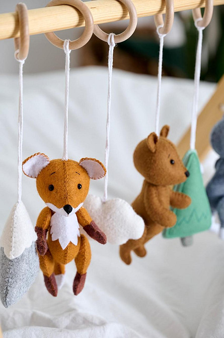 Набір іграшок-підвісок WooolyWool "Лісова галявинка" Київ - фото 4