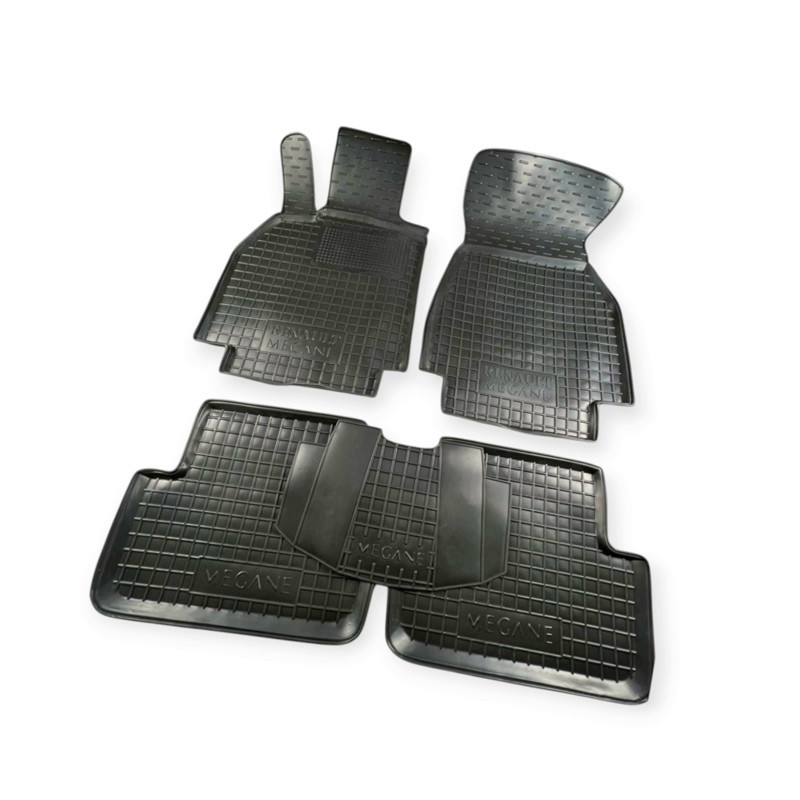 Килимки Рено megane ii 2002-2009 борт 2,5см, з перемичкою салону Мукачево - фото 1