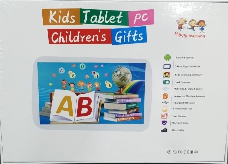 Детский планшет Android 13, Q Kids Tablets 4/64gb,4000 мАч,7-дюймовый. Харьков - изображение 1