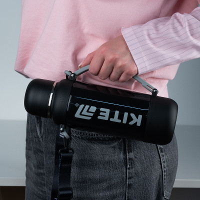 Термос Kite 1200 мл, чорний (K25-1225-1) Вінниця - фото 8