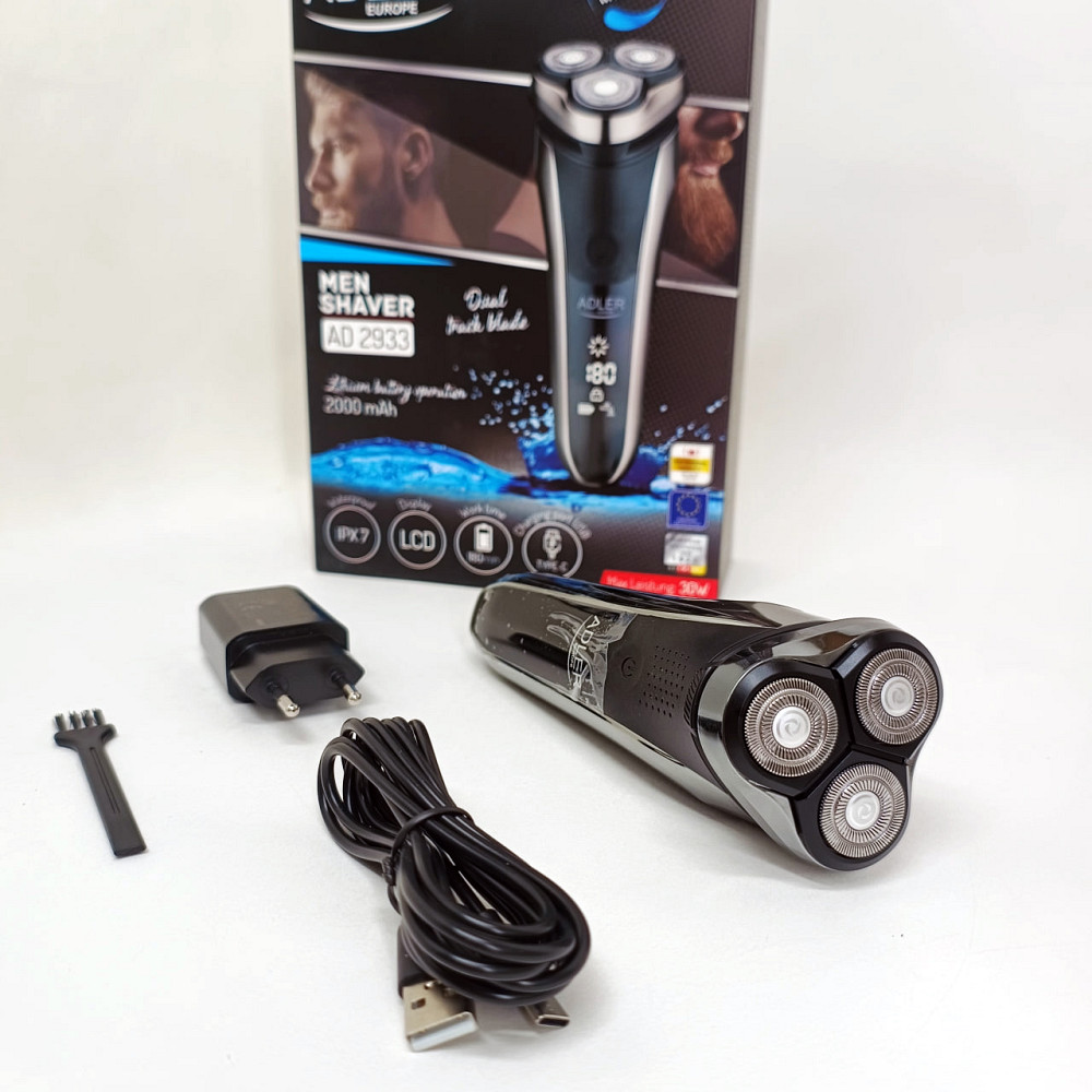 Мужская беспроводная электрическая бритва Adler, Электробритва для ухода за бородой WJ-15 Львов - изображение 6