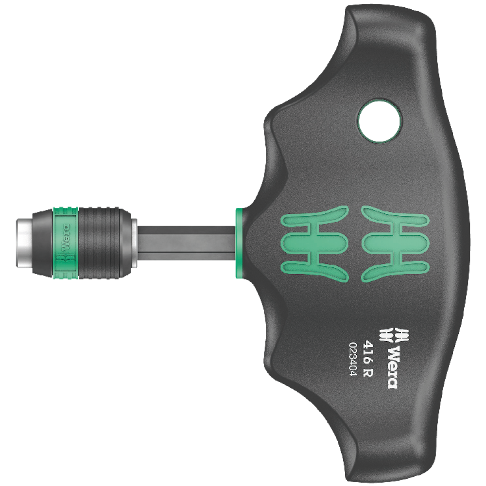 Викрутка Wera Т-подібна з магнітом 1/4" 05023404001 Одеса - фото 1