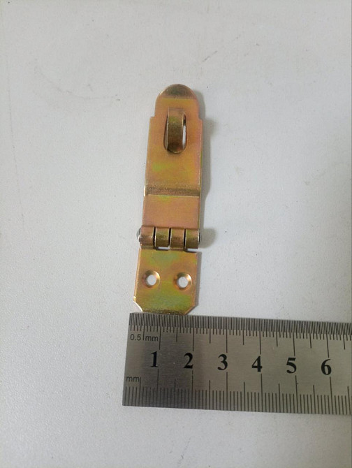 Скоба-завіса колодки  20х 85мм, оцинк жовтий "P-o" Київ - фото 2