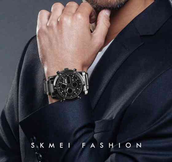 Часы мужские тактические Skmei Molot Sport Black (2 ремешка) Киев