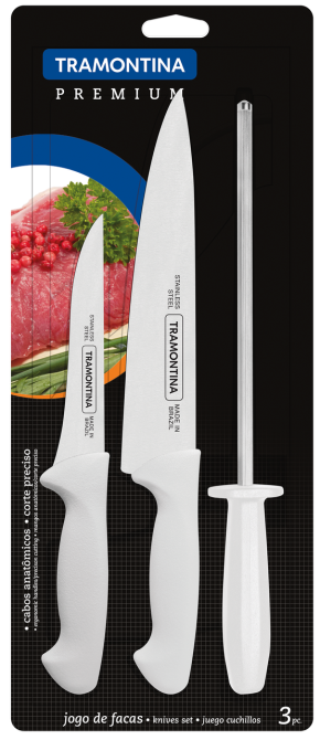 Набір ножів Tramontina Premium, 3 предмети (6710931) Київ - фото 2