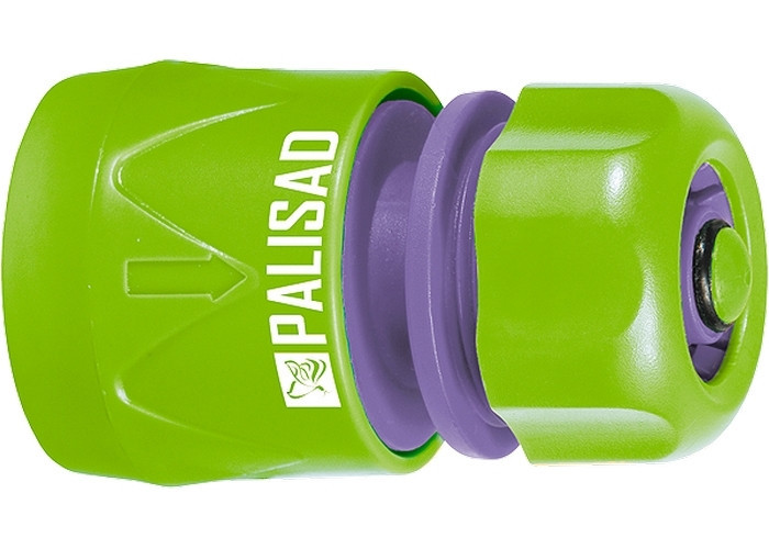 З'єднувач пластмасовий швидкознімний для шлангу 1/2", аквастоп PALISAD Полтава - фото 1