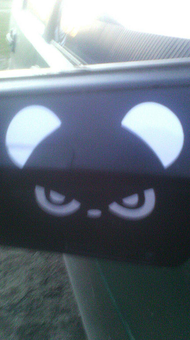 Наклейки на авто Панда Белая на зеркала заднего ви Киев - изображение 4