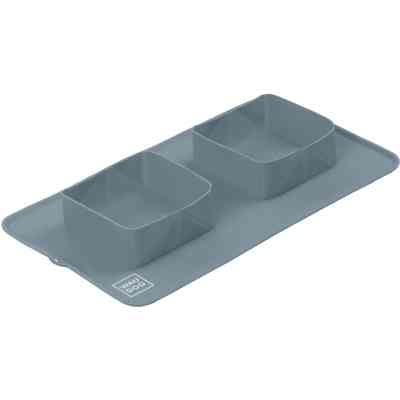 Посуда для собак WAUDOG Silicone Миска складная 385х230х50 мм серая (508011) Винница