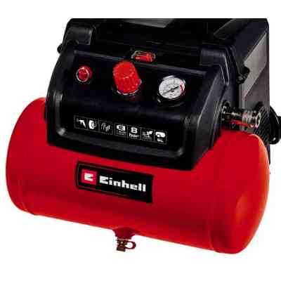 Компрессор Einhell безмасляный TC-AC 190/6/8 OF, 1200Вт, 6л, 190л/мин, 8бар, 8.9кг (4020655) Винница