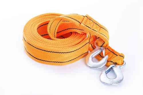 Трос буксировочный 4,5м*50мм 3т (усиленный двойной пряжкой) (крюк) (в блистере) СИЛА Киев