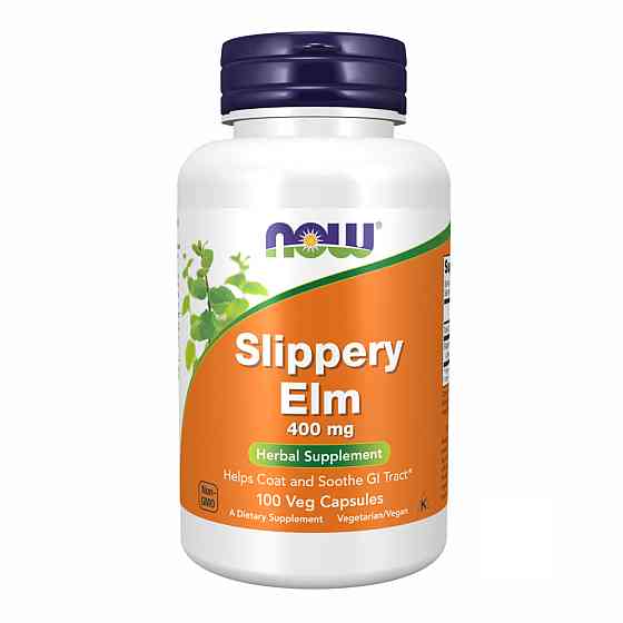 Экстракт коры скользкого вяза Now Slippery Elm 400 mg 100 vcaps Киев
