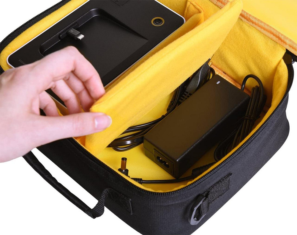 Кейс для фотопринтеров Kodak Dock (PD-450 / PD-480) RitzGear, чехол для хранения и переноски, черный Киев - изображение 5