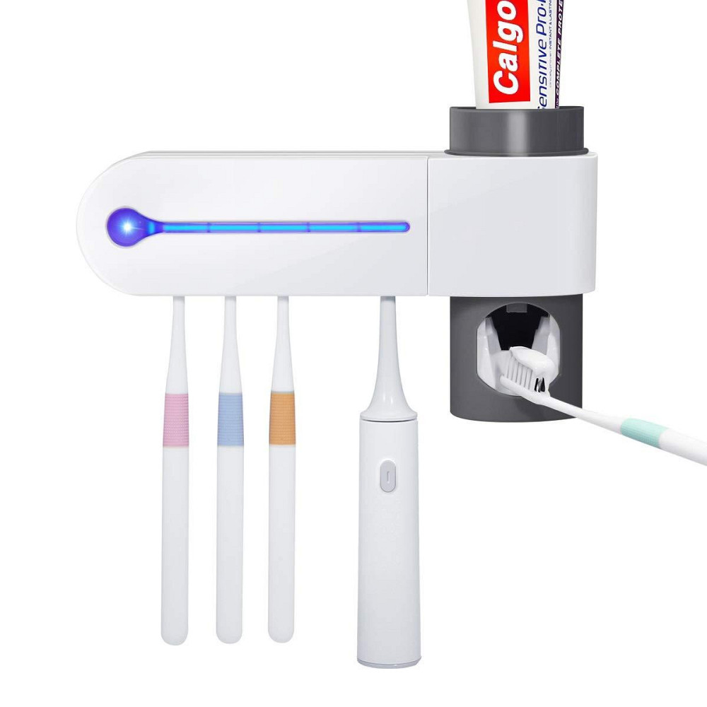 Стерилізатор зубних щіток з УФ лампою і дозатором пасти Київ - фото 3