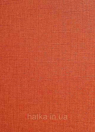 Шпалери метрові вінілові на флізелін Erismann Nature soul однотонні структурні тонка смужка яскраво червоні Київ