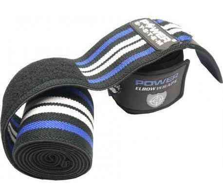 Бинти на лікоть Power System PS-3600 Elbow Wraps Blue/Black (пара) Кам'янське