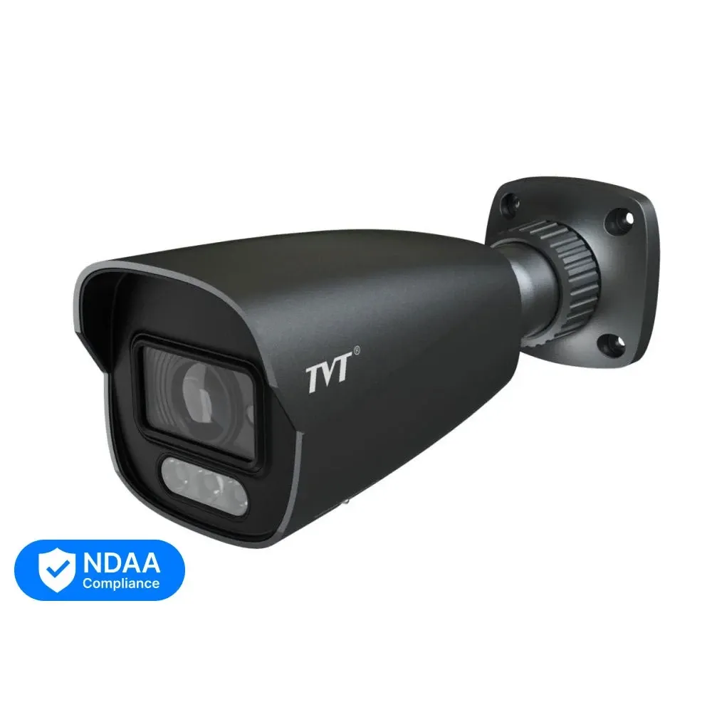 IP-відеокамера 6Mp TVT TD-9462S4-C (D/PE/AW3) Black f=2.8mm, ІЧ+LED-підсвічування, з мікрофоном (77-00404) Київ - фото 3