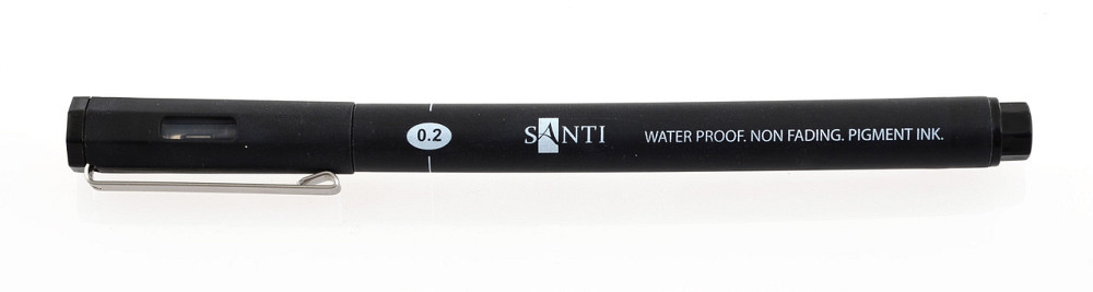 Лінер "Santi" пігментний 390735 ,чорний, 0,8мм., шт Київ - фото 1