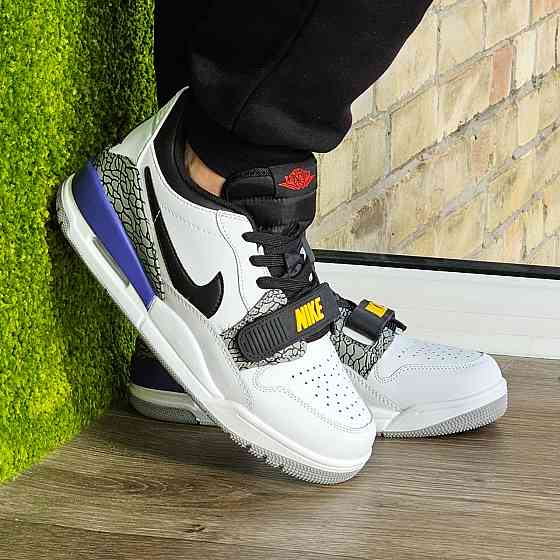 Мужские Кроссовки Nike Jordan Белые Кожаные Джорданы Найк (размеры: 41,42,43,44,45) Видео Обзор Днепр