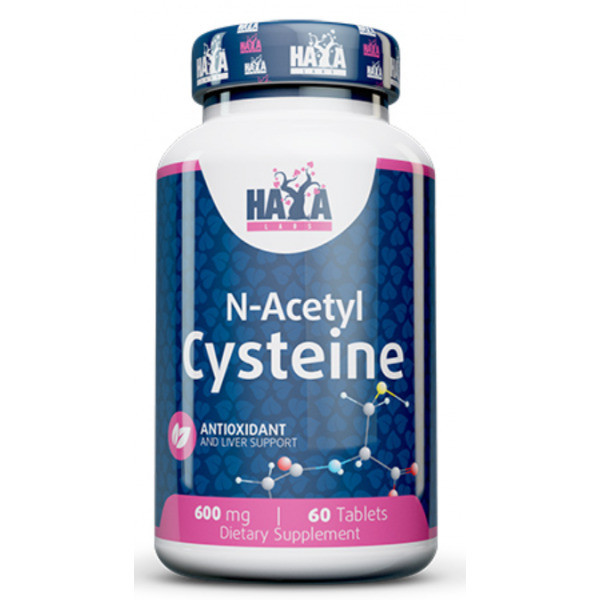 N-ацетил-L цистеин Haya Labs N-Acetyl L-Cysteine 60 Tabs Луцк - изображение 1