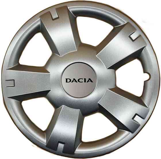 Автомобильные модельные колпаки R14 Dacia 201 4шт, SJS, серебряные Киев